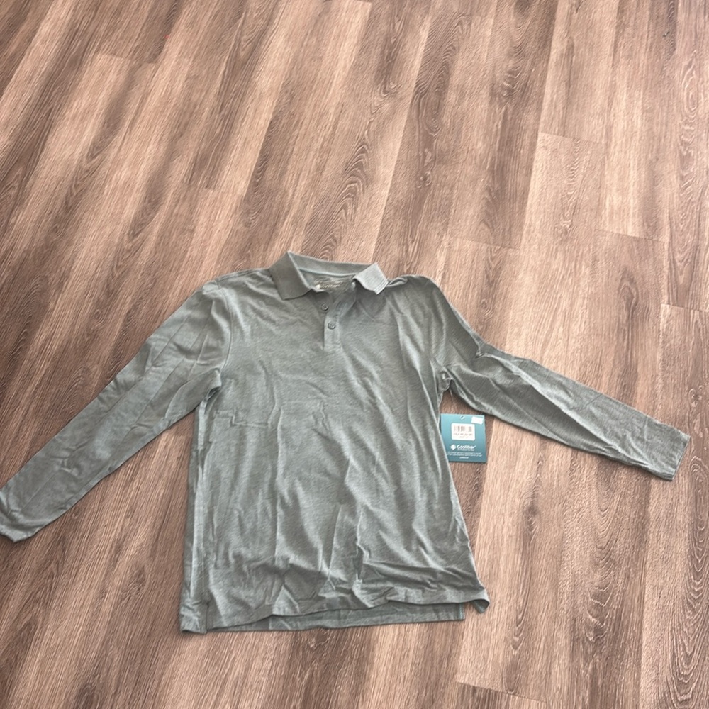 Men’s Coolibar Coppitt Polo long sleeve
Seafoam green